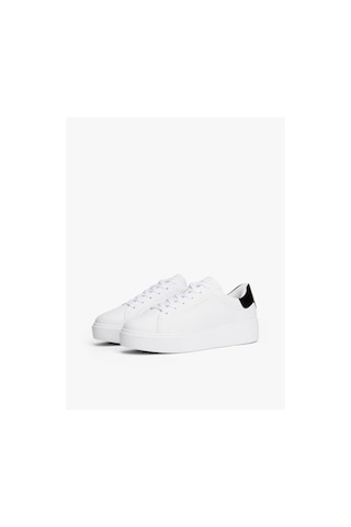 Tommy Hilfiger Chıc Platform Cupsole Patent-9557 White