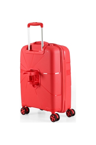 Ççs 5264 Polipropilen Kabin Boy Valiz Kırmızı