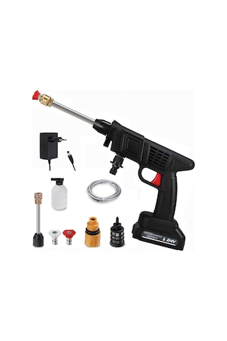 Powermaster Pm-7728 Yüksek Basınçlı Şarjlı Su Püskürtme Cihazı