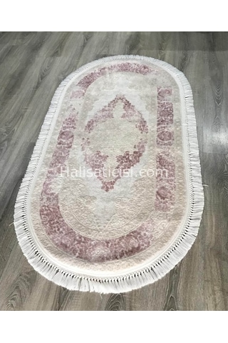 Flora Halı Ayşıl 1716A Pembe Oval