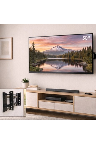 127 Cm Ölçülü 50 İnç Ve 27 İnç 50 İnç Sabit Tv Askı Aparatı Lcd Led Tv Uyumlu 56