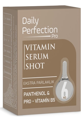 Daily Perfection Pro Shot No:6 Ekstra Parlaklık Provitamin Serum 2 x 6 ML