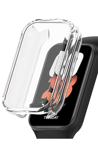 Xiaomi Smart Band 8 Active Silikon Kasa Ve Ekran Koruyucu