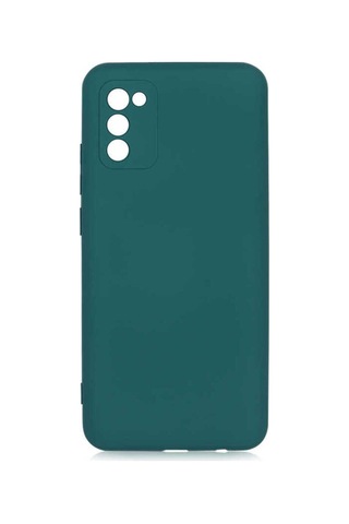 Samsung Uyumlu Galaxy A02s Kılıf Zore Mara Lansman Kapak Koyu Yeşil