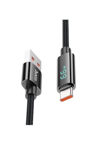 Hoco. U125 1.2m Benefit Usb To Type-c Şarj Data Kablosu - Siyah
