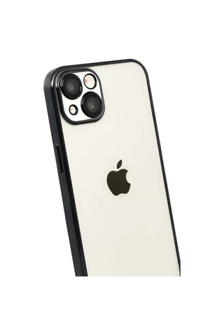 Newface Apple iPhone Uyumlu 15 Razer Lensli Silikon - Siyah Belirtilmemiş