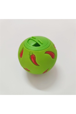 Hangfox Tavşan Ve Ginepiyonu İçin Dayanıklı Pvc Yavaş Yemek Dağıtıcı Oyun Topu - Yeşil 7.5cm Çap, 51g