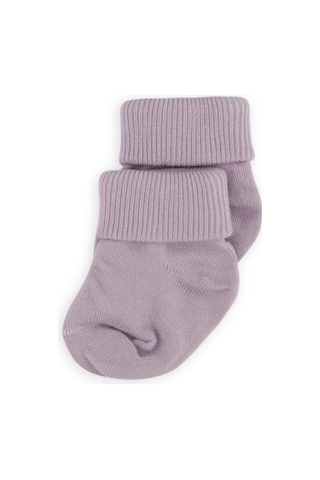 Novibaby 2'li Bambu Bebek Çorap I Purple I 0 6 Ay I Lila Yenidoğan Bebek Çorabı Çok Renkli