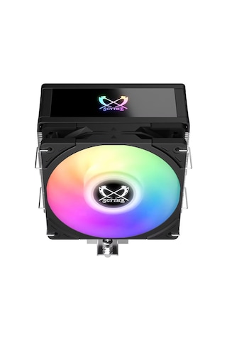 Scythe Mark 4 Argb Scktt-4000ar Original Tasarım 12 Cm Intel Lga1700, Lga1151, Amd Am5, Am4 Desteği, 120mm,yan Akışlı İşlemci Hava Soğutucusu