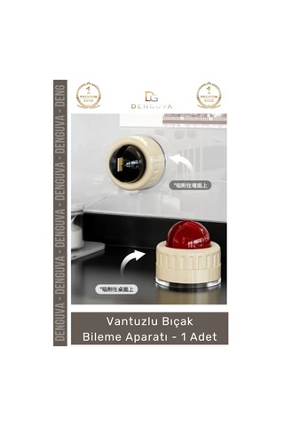 Bıçakbileme Profesyonel Mutfak Vakumlu Pratik Keskinleştirme Şef Vantuzlu Bıçak Bileme - 1 Adet