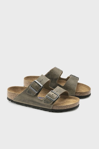 Birkenstock Unisex Terlik 1019377 Koyu Haki Koyu Haki