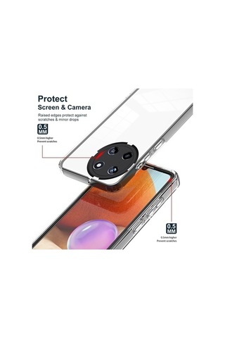 Moda Cbtx Realme 11 Uyumlu 3d Net Tpu Kılıf, 3 Renk Seçenekleri, Tam Koruma Diğer