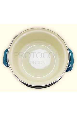 Protocol London 12/14/16 Cm Mini Emaye Tencere Seti - Turkuaz