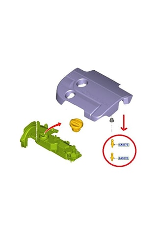 Ford Focus Subap Kapagi Muhafaza Lastik Saplamasi 2012-2017 512875942