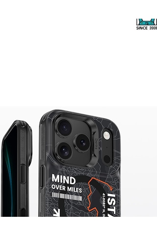 Apple Uyumlu iPhone 17 Kılıf M-safe Şarj Özellikli Benks City Serisi Kapak Siyah-turuncu