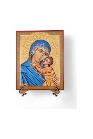 Mavi Madonna Portresi İkona