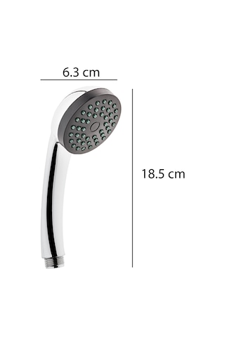 Ahlez Caprice Duş Başlığı Spiral Duş Hortumu Mafsal Duş Takım Krom