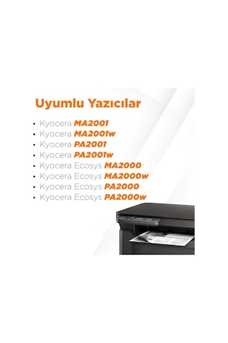 Kyocera Tk-1240 / Tk-1248 Uyumlu Toner Pa2000 / Pa2000w Ma2000 / Ma2000w / Pa2001 / Ma2001