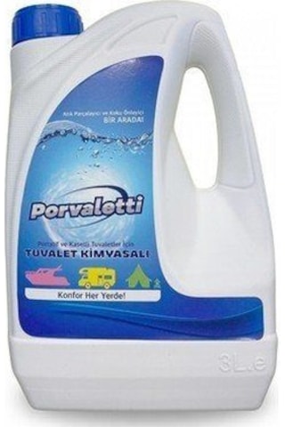 Porvaletti Karavan ve Tekne Portatif Tuvalet Kimyasalı 3 L Porvaletti Karavan ve Tekne Portatif Tuvalet Kimyasalı 3 L