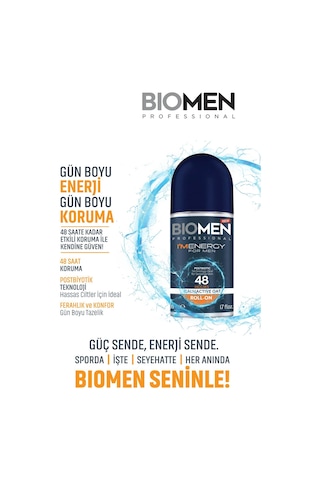 Roll-on For Men Ferahlatıcı Etki I'm Energy 2x 50 ML