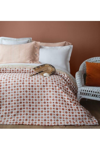 Ap Çift Kişilik Tencel Terra Terracota Nevresim Takımı Turuncu