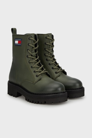 Tommy Jeans Bayan Bot En0en02628 M00 Yeşil Yeşil