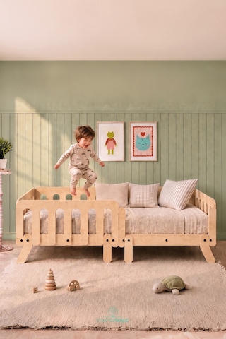 Dreamy Montessori Yatak Doğal Ahşap 70 X 140 Cm