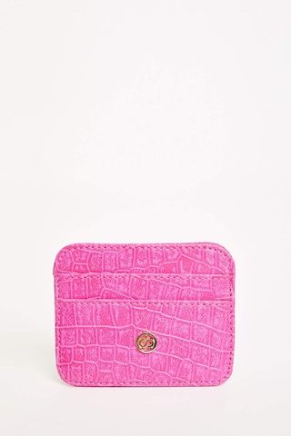 Defacto Kadın Suni Deri Croco Kartlık W2526AZNSPN25 Pembe