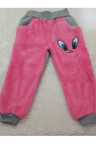 Çocuk Pelüş Pijama Altı 2-3 Yaş Pembe Çocuk Pelüş Pijama Altı 2-3 Yaş Pembe
