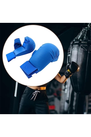 Suntek Boks Eldivenleri Deri Hafif Taşınabilir Mma Spor Mavi-xs Mavi Xs Mavi