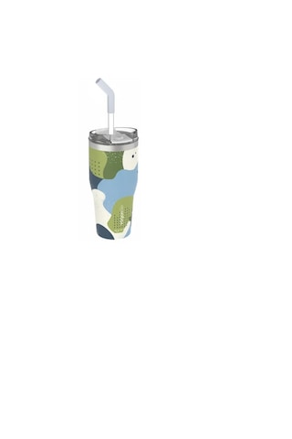 Vagonlife 670 Ml Çelik Termos Gri - Yeşil