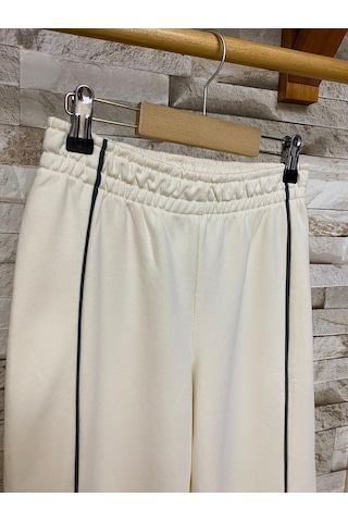 Aysbebe Kız Çocuk Eşofman Altı Ekru AY-D9250A8/ER99