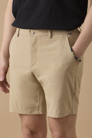 Braccas Erkek Bej Jogger Fit Şort Bej