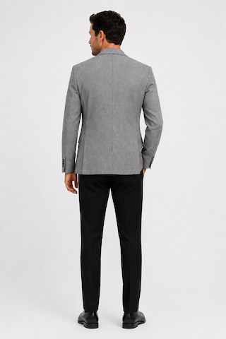 Bihan Store Erkek Cepli Astarsız Desenli Dokuma Blazer 06 Drop Ceket 1954-gri