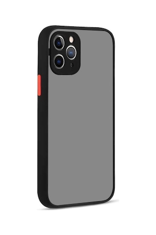 Apple Uyumlu iPhone 11 Pro Kılıf Zore Hux Düğme Ve Kapak Zıt Renk Kılıf
