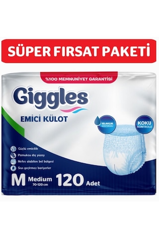 Giggles Yetişkin Emici Külot M 4 x 30'lu