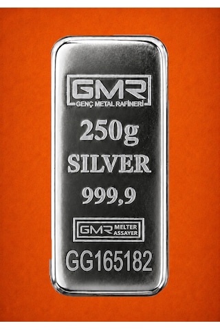 GMR 250 Gram Külçe Gümüş GMR 250 Gram Külçe Gümüş