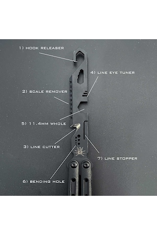 Little Jack Butterfly Fishing Tools Siyah Renk