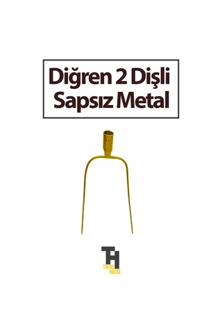 Diğren 2 Dişli Sapsız Metal