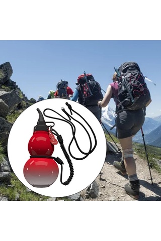 Suntek 800ml Çin Retro Kabak Su Şişesi Fitness Kırmızı