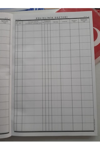 Poliklinik-Protokol Defteri 28x40 cm 400 sayfa