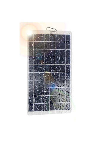 Mufunye Yüksek Verimli Monokristal Güneş Paneli - 8w, Ipx6 Su Geçirmez, Taşınabilir, Type-c Bağlantılı, 290x160mm