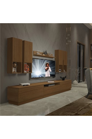 Decoraktiv Trendstyle 8das Slm Tv Ünitesi Tv Sehpası Ceviz
