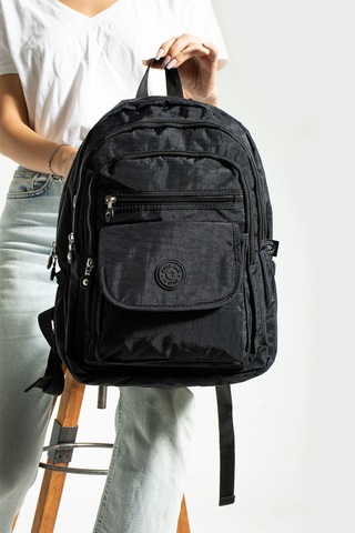 Mega Boy 2 Li Unisex Ayarlanabilir Ortapedik Askılıçok Bölmeli Okul Çantası + Kalemlik Siyah