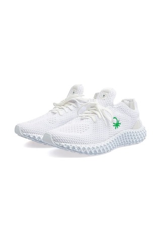 Benetton | Bn-30008 - 3570 Beyaz - Erkek Spor Ayakakbı (489961823) Beyaz