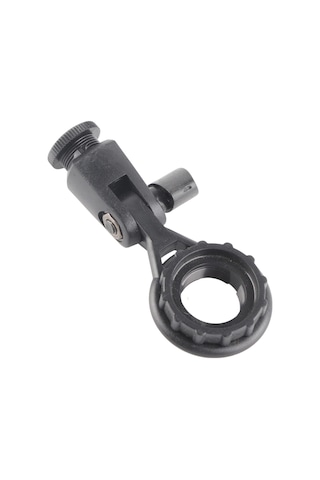 Yaleker Mikrofon Sabitleyici: 22mm Dişli Uyumlu, 180 Ayar, 5/8-3/8 Vida, Dayanıklı Plastik, Masaüstü Ve Kollu Destekler İçin