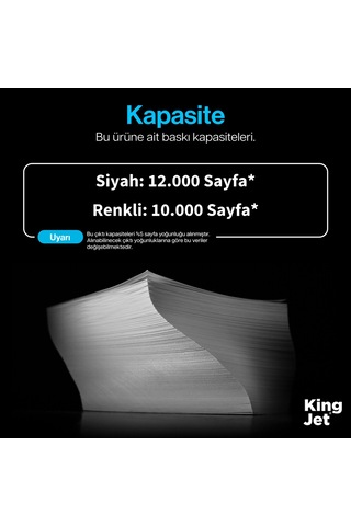 Kingjet Kyocera Uyumlu Tk-5150 Standart Kapasiteli 4 Renk Takım Çipli Uyumlu Toner Ecosys M6535cidn