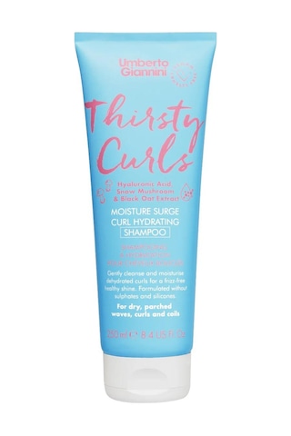Umberto Giannini Thirsty Curls Nemsiz Kıvırcık Saçlar İçin Hyaluronic Acid İçerikli Nemlendirici Şampuan 250 ML