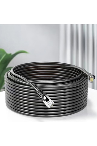 20 Metre Rj45 Ethernet Kablo Go Des Gd-hm891 1000mbps Aktarım Hızı Siyah