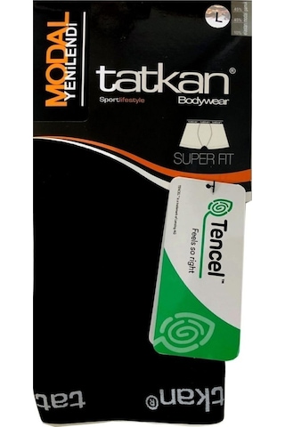 Tatkan 4'lü Modal Likralı Erkek Siyah Boxer Sağlıklı Rahat Vücudu Sarar Solmaz Abani Classic Tatkan 4'lü Modal Likralı Erkek Siyah Boxer Sağlıklı Rahat Vücudu Sarar Solmaz Abani Classic
